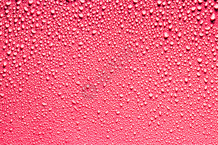 宏水滴纹理艺术环境墙纸红色雨滴宏观气泡反射液体图形背景图片