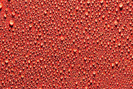 宏水滴纹理反射气泡墙纸宏观液体艺术红色图形雨滴环境背景图片