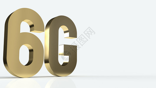 6g 金色 3D 白背地手机互联网电话全球3d技术渲染移动电讯金子背景图片