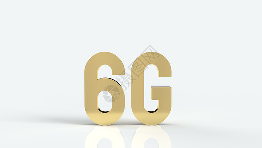 6g 金色 3D 白背地互联网电讯技术渲染金子电话3d全球移动手机背景图片