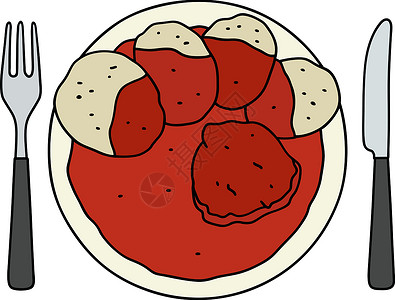番茄和番茄酱番茄酱饺子设计图片