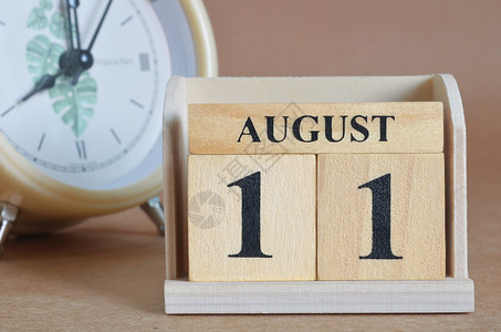 11周年店庆8月11日 11号森林商业数字日历工作季节礼物纪念日笔记立方体背景