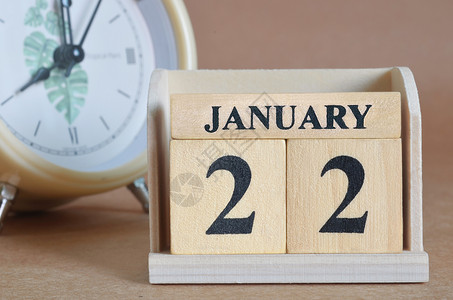 澳门回归22周年1月22日假期礼物日历工作销售办公室周年商业生日手表背景