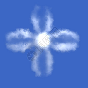由现实云层创建的抽象图形符号Name蓝色场景展示插图天空阴影气氛风格几何学环境背景图片