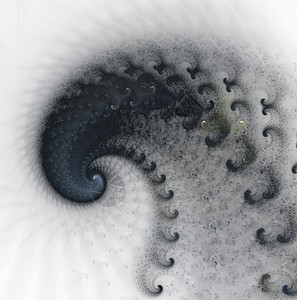灰波 螺旋数字艺术 抽象计算机生成现代螺旋分形元素 创意艺术设计模式 抽象的形式和颜色海浪想像力力量活力渲染创造力漩涡插图装饰品背景图片
