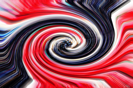 螺旋动黑色红色插图纺纱圆圈情绪化标识商标盘旋背景图片