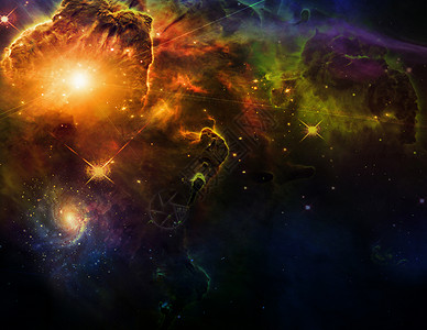 动态空间紫色插图恒星乳白色灰尘场地星云宇宙银河系魔法背景图片