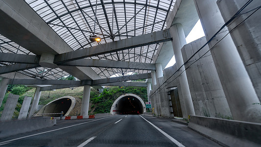 高速公路隧道克罗地亚的隧道背景