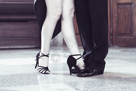 阿根廷探戈舞的男男女女双腿情侣舞蹈女士伙伴舞蹈家娱乐展览活动高跟鞋男人背景图片