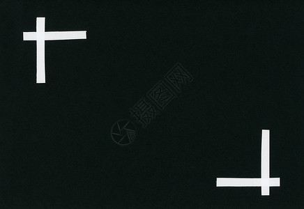 纸张框架插图空白黑板白色带子黑色背景图片