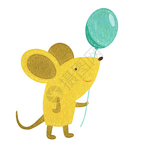 动物群  鼠鼠插图田鼠孩子野生动物动物绘画手绘背景图片