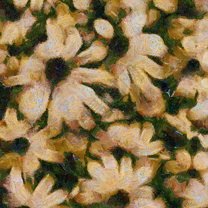 淡色花朵水彩渲染墙纸花园装饰品花瓣戏剧性叶子艺术植物背景图片