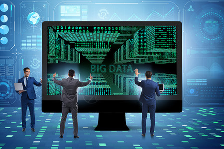 用户行为分析数据采矿分析员的大数据概念电脑数据库人士机动性商务服务解决方案安全商业技术背景
