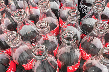 古柯可口可乐瓶团体茶点饮食玻璃古柯贮存工厂生产营销品牌背景