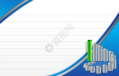 蓝商务图表注纸纸背景图设计图的设计背景图片
