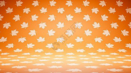 空无银橙白叶工作室背景背景图片