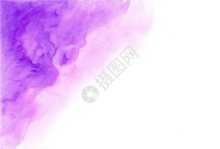 地图水彩素材云层概念中抽象的紫色背景 水彩画手绘插图魅力气氛云景艺术染料刷子墨水水彩天空白色背景