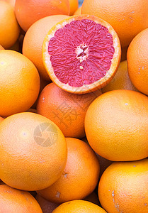 汉语普通话供出售的血橙背景