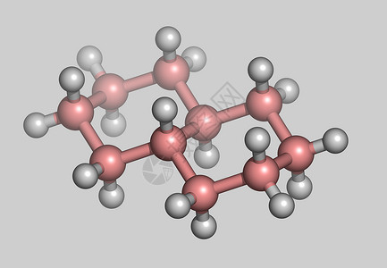 萘烷醇计算机模型研究高清图片