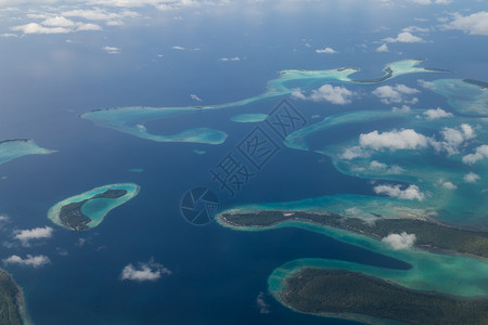 所罗门群岛海岸线夏天高清图片