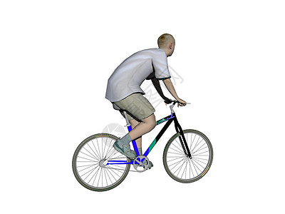 骑自行车背着弯曲的男子驾驶山地越野年轻人服装男人两轮车背景图片