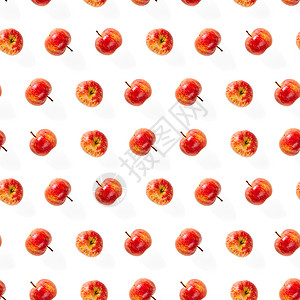 抽象苹果图案无缝模式与成熟的苹果 热带水果抽象背景 白色背景上的苹果无缝模式宏观红色食品图案食物纤维饮食营养收藏减肥背景