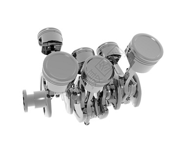 不锈钢发动机圆筒汽缸金属齿轮连杆技术力学涡轮高清图片