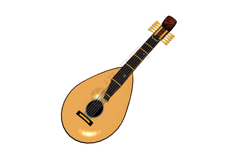 木木吉他作为古董弦乐器乐团人声音调音乐背景图片