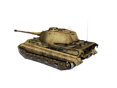 逼真军用坦克油画带连链驱动力的重型军用重型车辆背景