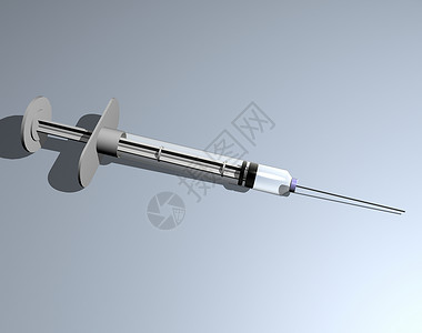 配有注射器和甘露管的医用注射器医生注射药品药物治疗疾病健康背景图片