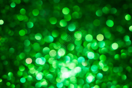 绿灯抽象bokeh背景 克莉丝玛光色彩绿色火花圣诞彩灯散景假期庆典背景图片