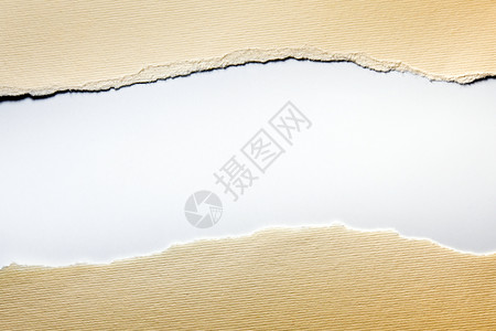 白纸之间的空间边缘笔记空白眼泪框架床单白色背景图片