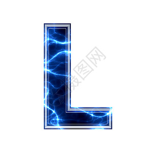 电动 3d 字母蓝色艺术图像首都风暴闪电辉光电脑力量卷曲背景图片