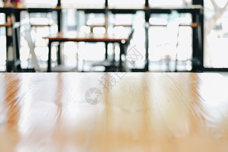 咖啡厅的木制桌 含咖啡馆木头咖啡桌子咖啡店店铺背景展示背景图片