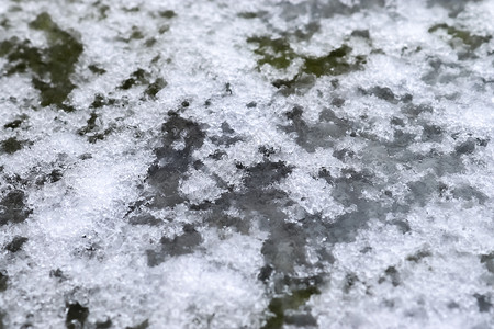 脏迹ps素材小德国 roa 上柏油路上的脏雪迹街道旅行痕迹暴风雪城市小路危险车轮烙印场景背景