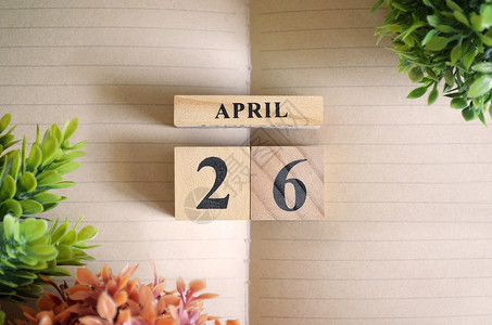 4月22号4月26号庆典工作日历假期标题季节笔记时间会议测验背景