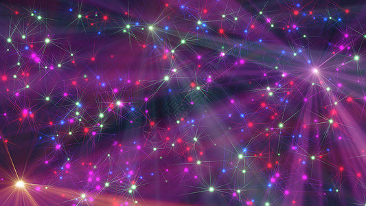 星星点激光射线光霓虹灯速度科学闪光商业宇宙运动线条坡度蓝色星星背景