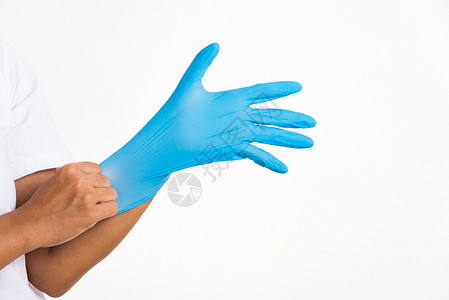 无菌橡胶手套工厂无菌的高清图片