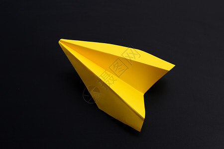 纸飞机线黄纸飞机在暗底背景服务玻璃活力生态反射电工环境经济灯泡创新背景