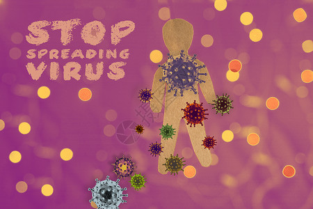 全球海报Corona病毒风险警报 阻止Corona病毒传播的概念危险疾病海报插图药片发烧治疗疫苗症状预防背景