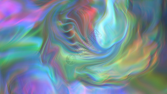 抽象模糊的多色亮光背景彩虹波浪艺术背景图片