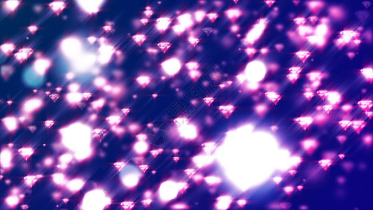 背景与漂亮闪亮的钻石庆典魔法动画片星星灰尘珠宝粒子假期节日辉光背景图片