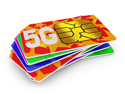 5G电话卡展板5g 上网卡背景