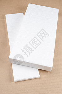 白色泡沫质体震惊纸板损害粮食商品墙纸材料包装吸收绝缘背景图片