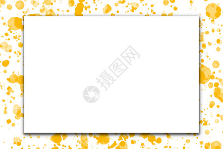 颜色橙色框架与文本的白色背景 设计插图 复制空间创造力边界桌子空白小样装饰海报嘲笑作品风格背景图片