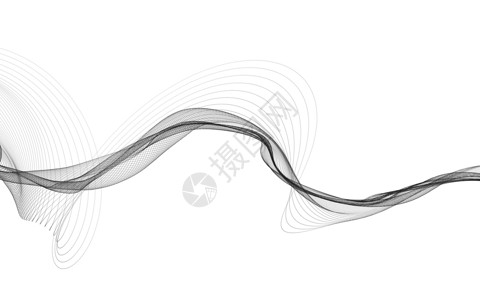 波浪线png白色背景上带有单色波浪线的抽象背景运动活力黑色墙纸创造力艺术技术坡度曲线插图背景