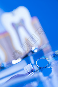 保健 病理学设备 牙科概念白色技术镜子口腔科治疗工具牙医药品诊所医生背景图片