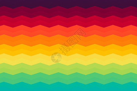 圣波林背景抽象多彩波林的彩虹波横幅液体彩虹广告海报纺织品涂鸦商业运动失真背景