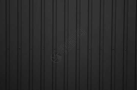 用作仓库或工厂外墙的黑色波纹铁皮 无缝波纹锌板金属铝立面的纹理 建筑学 金属质感技术材料建造床单线条建筑控制板背景图片