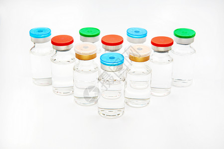 白种一瓶疫苗剂量免疫白色标签高清图片